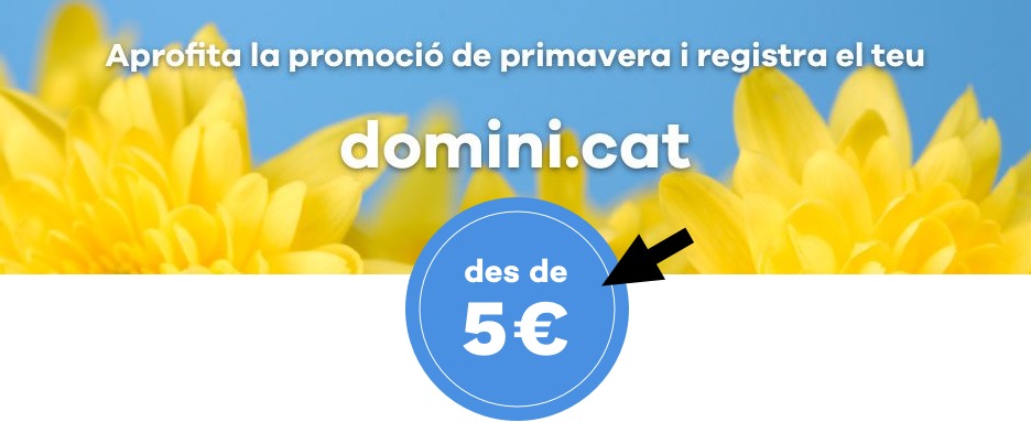 PROMO PRIMAVERA ALTA DOMINI .CAT  5€